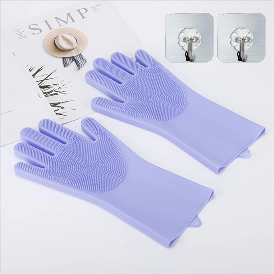 2 Pairs Of Dishwashing Gloves factory